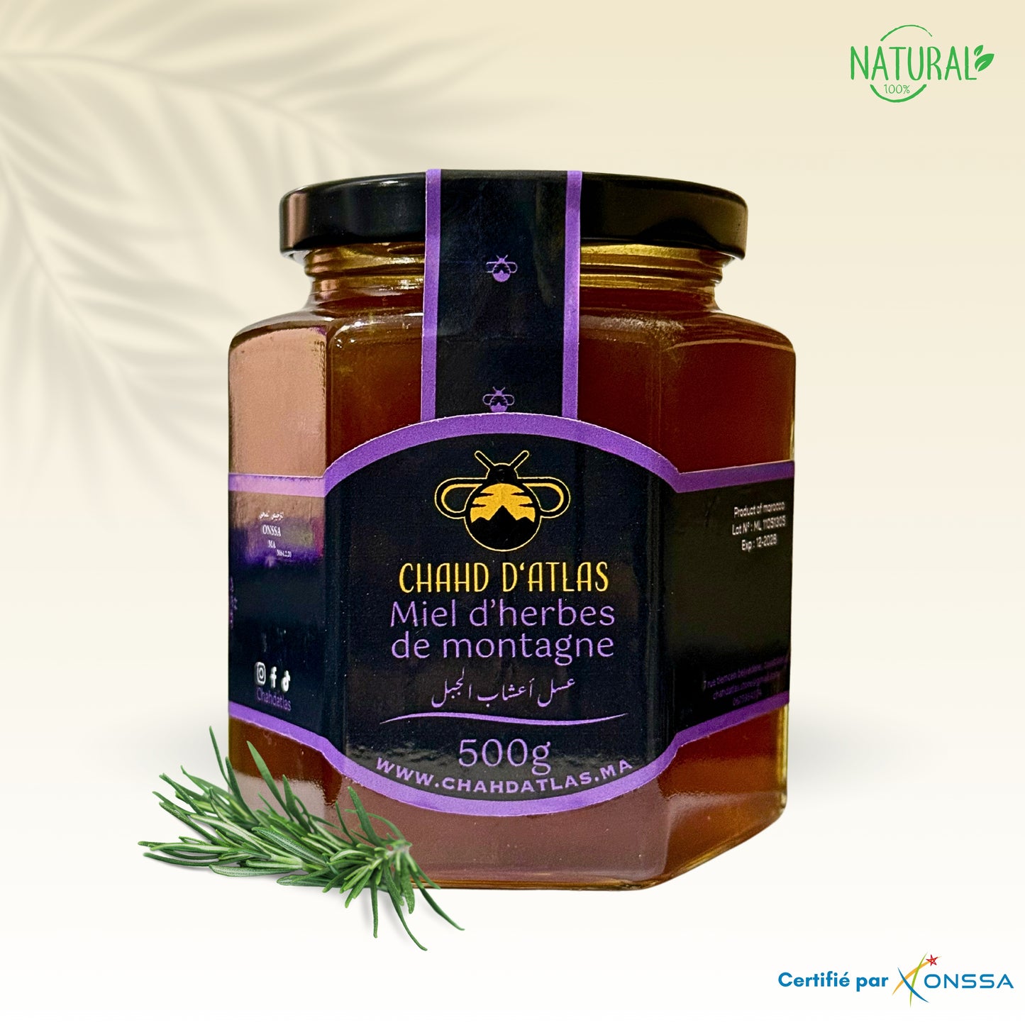 Miel d’herbes de montagne